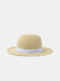 Cappello in paglia con stampa floreale KAPETULA / 24E4BFN1CHA009