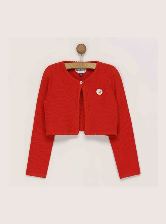 Cardigan rosso RAFULIETTE / 19E2PFC1CARF505
