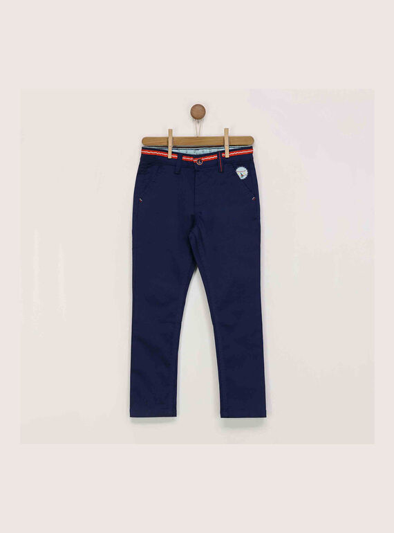 Pantaloni blu notte RESOFAGE / 19E3PGD2PANC205