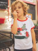 T-shirt con motivi dinosauri in bicicletta FEMIAGE / 23E3PGB1TMC001