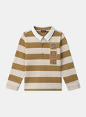 Polo a righe con skateboard MADOAGE / 25E3PG71POL812