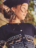 Navy CARDIGAN NUDOGUETTE / 25H2PFQ1CAR070