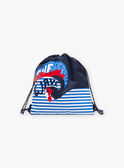 Zaino blu e bianco a righe FRYSACAGE / 23E4PGL1BES070