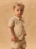 Camicia a maniche corte panda MAYOAN / 25E1BGR1CHM806