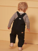 Salopette in denim nero LAFLAVIEN / 24H1BGK1SALK003