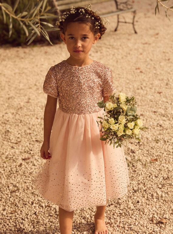 Abito in tulle e paillettes MREBAMETTE / 25E2PFL6ROB415