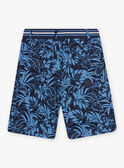 Bermuda navy stampa foglie bambino 22E3PGT3BER070