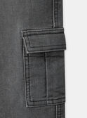 Jeans Cargo Grigi LADIMAGE / 24H3PGQ1JEAK004