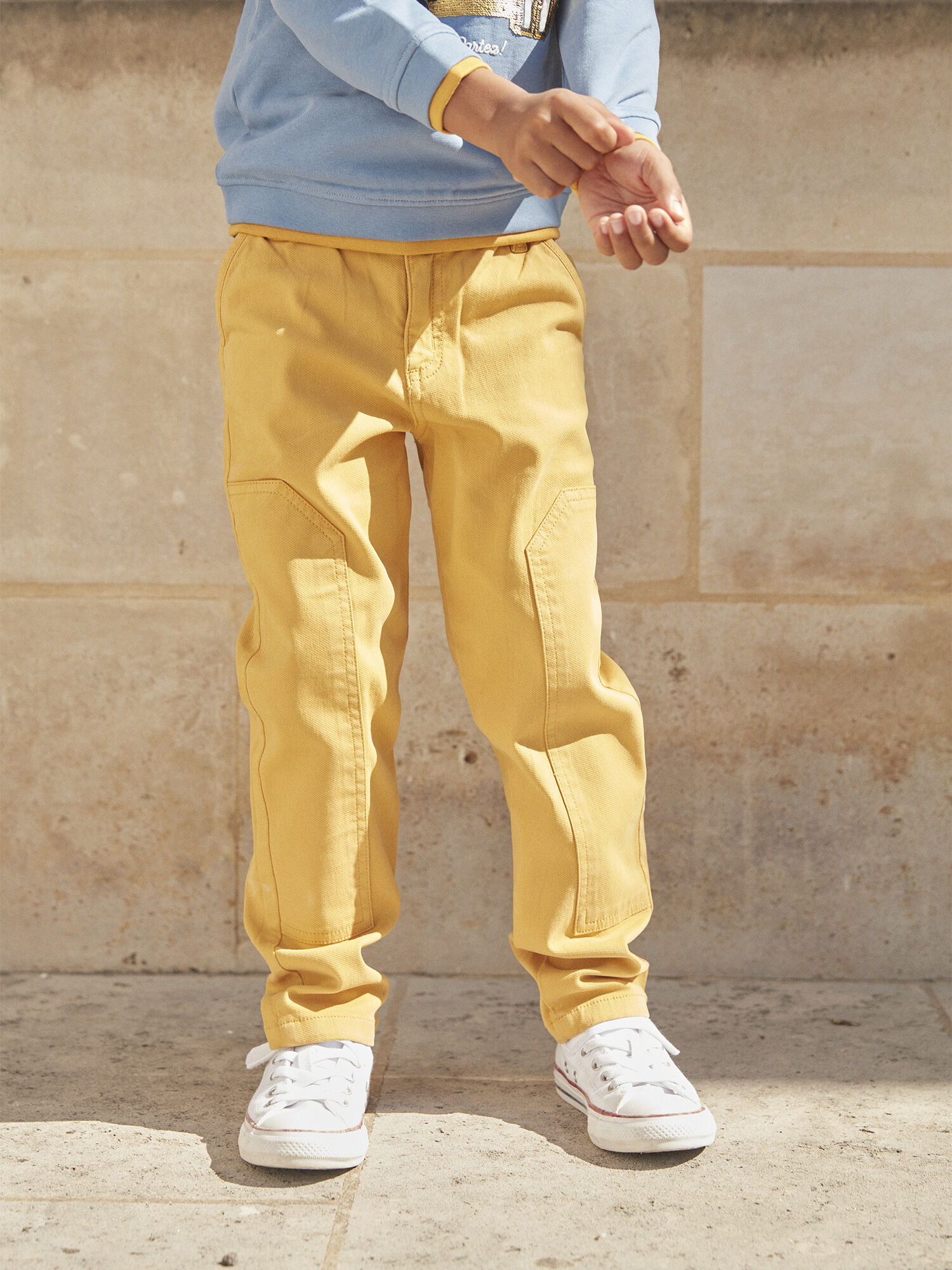 Pantaloni gialli bambino discount