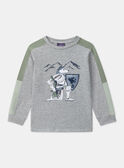 T-shirt Cavaliere Grigio  LADOUBAGE / 24H3PGQ1TMLJ920