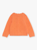 Cardigan arancione a maniche lunghe GAANNE / 23H1BF71CARE413