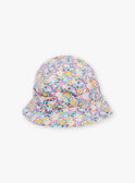 Cappello ecrù con stampa a fiori FASOLINE / 23E4BFS1CHA001