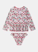 Costume da bagno a due pezzi UPF 50+ con stampa MRUTISETTE / 25E4PFC2BUV001