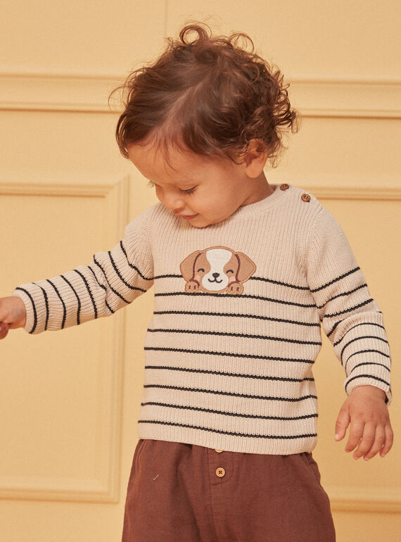 Pullover beige LAFELIX / 24H1BGK1PUL801