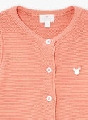 Cardigan rosa cipria in maglia LOANA / 24H0CF11CARD327