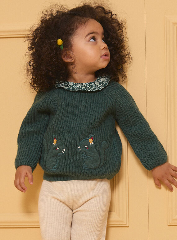 Green PULLOVER LALINA / 24H1BFO1PULG618