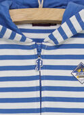 Cardigan bianco a righe RAMIAGE / 19E3PG61GIL001