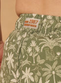 Shorts da bagno kaki con stampa giungla  MISACHA / 25E4BGC1MAI626