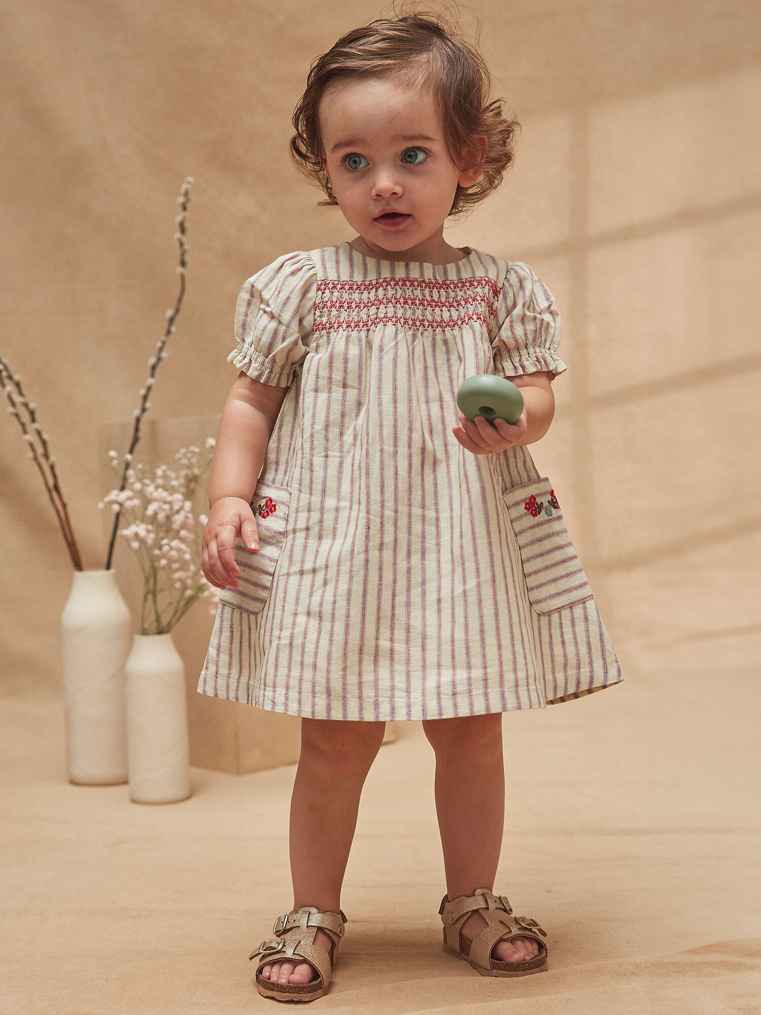 Abito con smock new arrivals