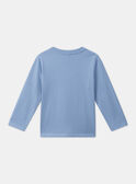 T-shirt in jersey azzurro con tasso chitarrista LETICHAGE / 24H3PGJ1TMLC236