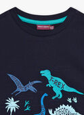 T-shirt navy motivo dinosauri bambino CYDOAGE2 / 22E3PGT2TMC070