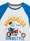 Completo pigiama motivo dinosauro con moto bambino CAMOTAGE / 22E5PG41PYJ001