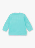 Cardigan turchese a costine ZATITOUAN / 21E1BGU1GIL202