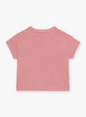 T-shirt rosa con motivo animali FAGABRIEL / 23E1BGD2TMCD332
