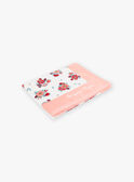 Asciugamano spugna rosa ed ecrù con stampa a fiori bambina CLIVIETTE / 22E4PFO2SRV001