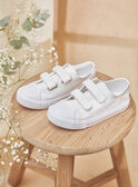 Sneakers bianche con chiusura a strappo KUAMAGE / 24N10PG21D16000