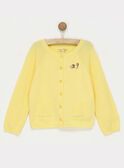 Cardigan giallo RADOISETTE / 19E2PF61CARB105