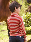 Maglia intima a Righe Arancioni LARAYAGE / 24H3PGR1SPL400