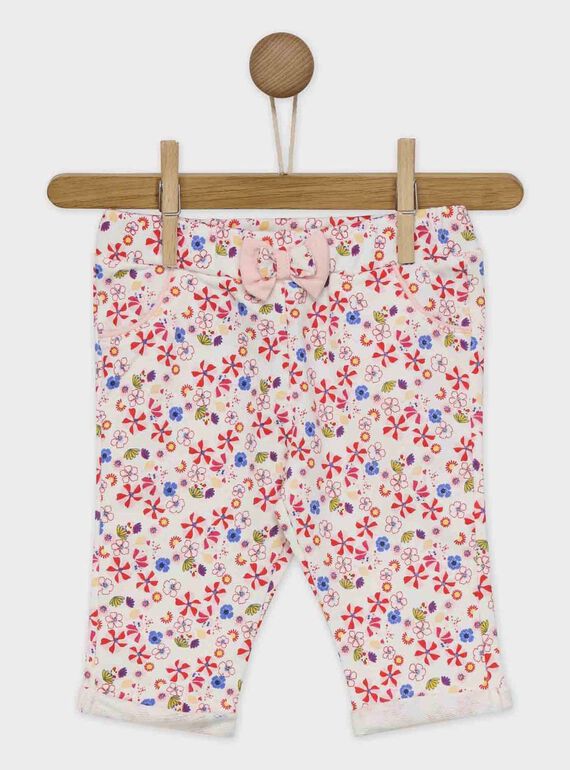 Pantaloni sportivi bianchi RAFBA / 19E1BFC1JGB001