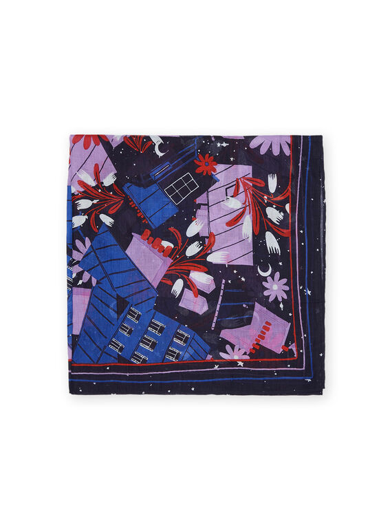 Camille Witt Limited Edition - Sciarpa stampata con tetti di Parigi DOFOULETTE / 22H4PFT1ECH705
