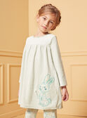 Camicia da notte in ciniglia con coniglio LUIMIETTE / 24H5PF32CHNG632