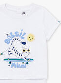 Body a T-shirt a maniche corte bianco LABILLY / 24H1BGI2BOD000