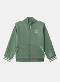 Green JOGGING TOP LAEFLUAGE / 24H3PGP3JGHG626
