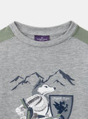 T-shirt Cavaliere Grigio  LADOUBAGE / 24H3PGQ1TMLJ920