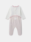 Tutina in ciniglia con coniglietto MEAMY / 25E5BFF1GRE001