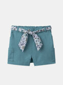 Shorts in cotone e lino con cintura MLESORETTE / 25E2PFO1SHOC242
