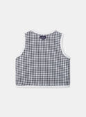 Gilet a quadri double face LAOLO / 24H1BGQ1CSM001
