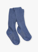 Collant blu navy con pinces fantasia FABULLE / 23E4BF81COL070