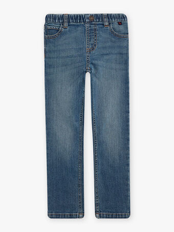Jeans denim con cuciture a contrasto neonato CAZIRAGE2 / 22E3PGF1JEAP269