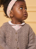Cardigan a trecce fantasia LANADIA / 24H1BFQ1CAR940