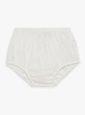 Abito e slip ecrù in popeline FAURSULINE / 23E1BFP1ROB001