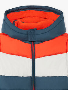 Parka tricolore interno in pile bambino BASIOTAGE / 21H3PGE1PARC230