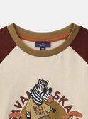 T-shirt con zebra MACHAGE / 25E3PG71TML114