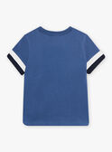 T-shirt blu indaco bambino CINOAGE / 22E3PGK2TMC703