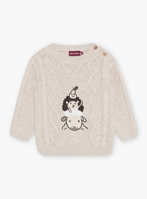 Maglia fantasia melange DALUGO / 22H1BGR1PULA011