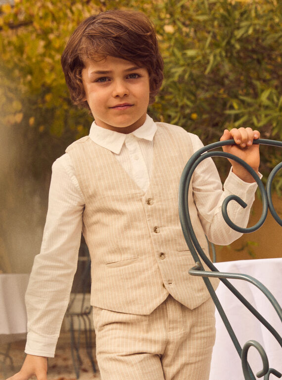 White WAISTCOAT MREGILAGE 2 / 25E3PGL1GSMA016